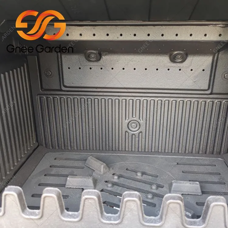 ইনডোর গরম করার জন্য লোহার ফায়ারপ্লেস