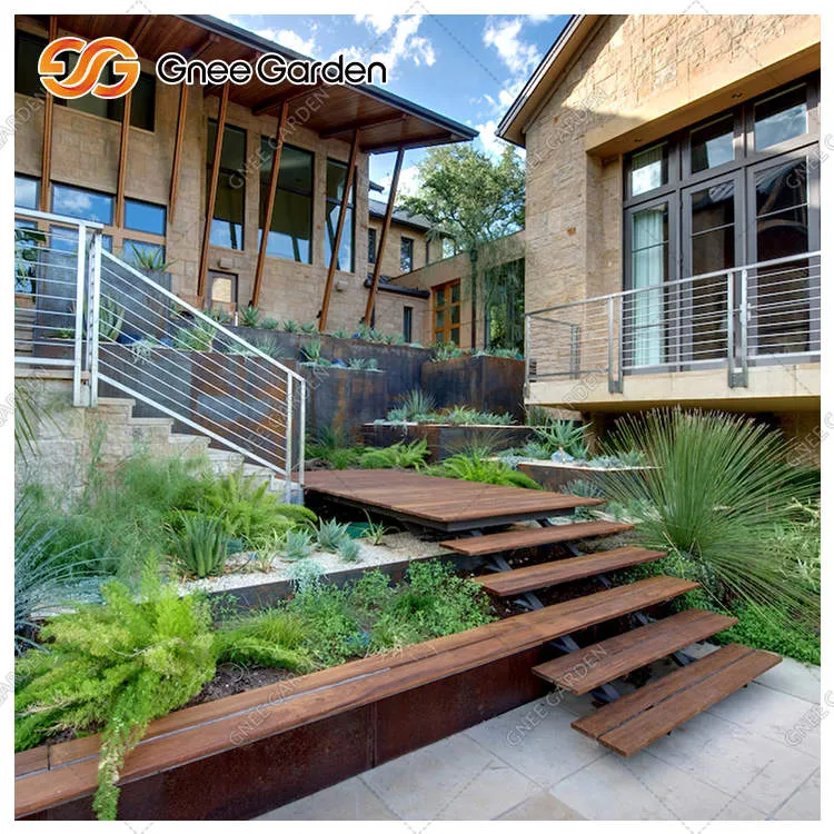 জারা-প্রতিরোধী কর্টেন সিঁড়ি