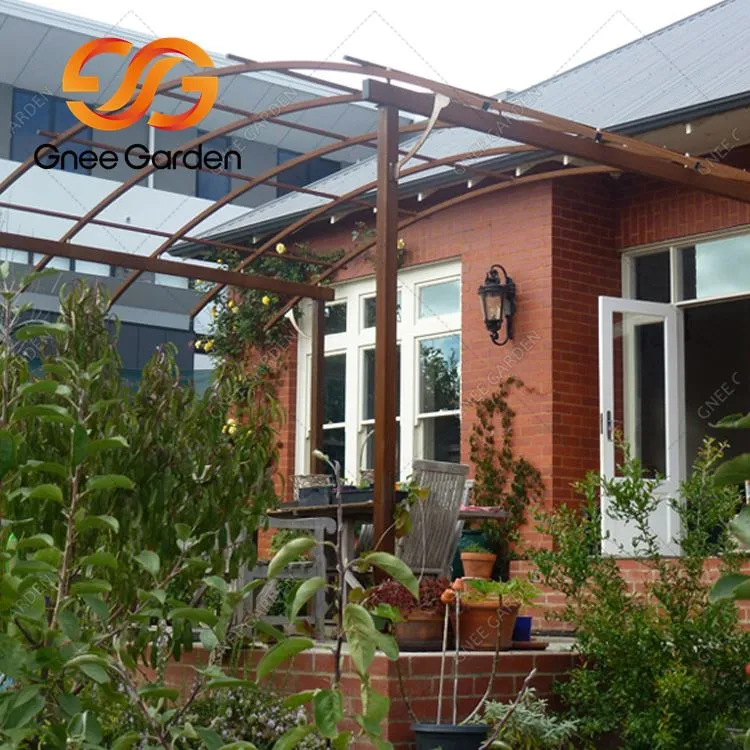 কর্টেন স্টিল মেটাল গার্ডেন গাজেবো