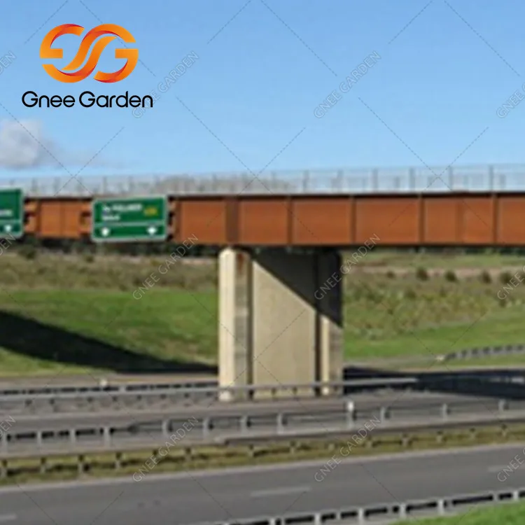 কর্টেন ইস্পাত পথচারী সেতু নির্মাণ