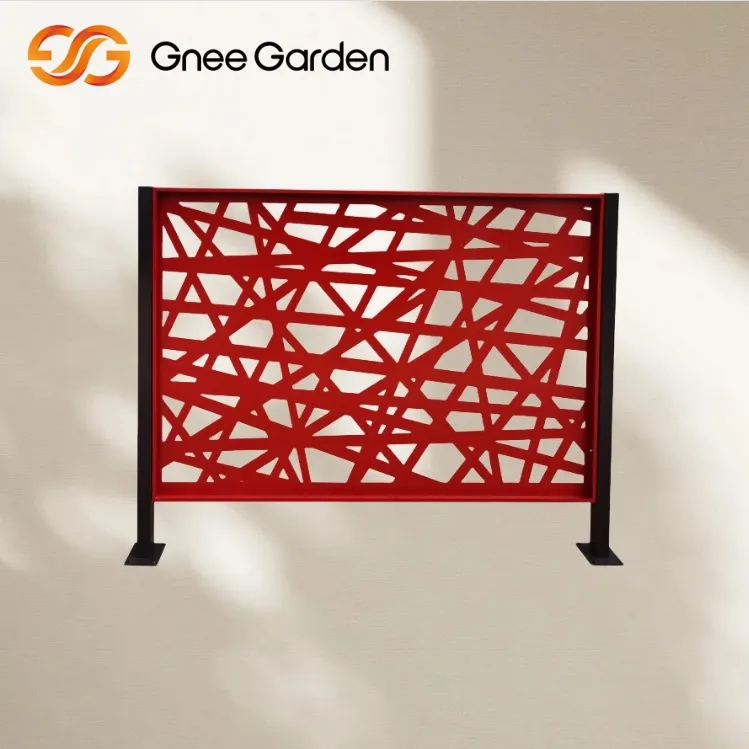 কর্টেন স্টিল রেড লেজার-কাট ধাতব প্যানেল