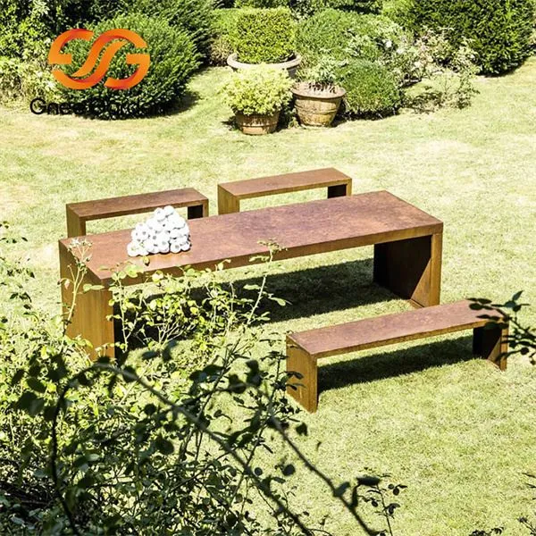 কর্টেন স্টিল স্ট্রিট এবং পার্ক ফার্নিচার