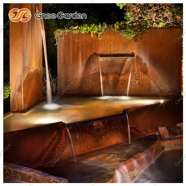 কর্টেন ইস্পাত জলের বৈশিষ্ট্য