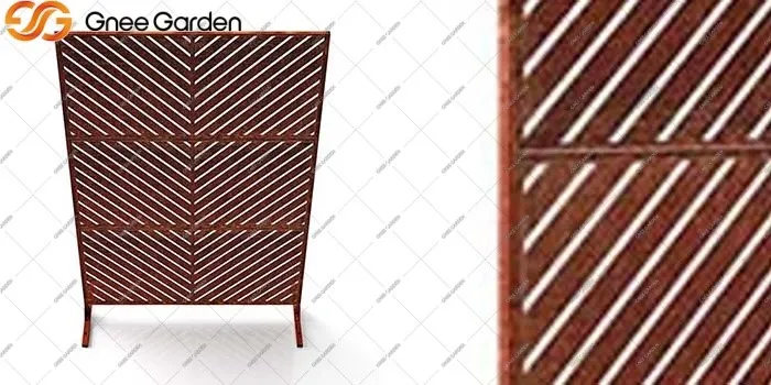 Corten Steel Garden decorative screen Corten Steel Garden decorative screen