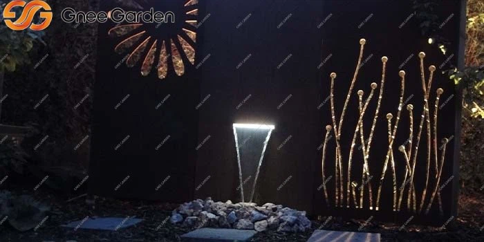 Corten Steel artificial fountain Corten Steel artificial fountain