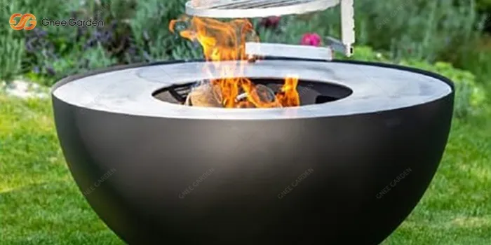 Corten steel BBQ grill Corten steel BBQ grill