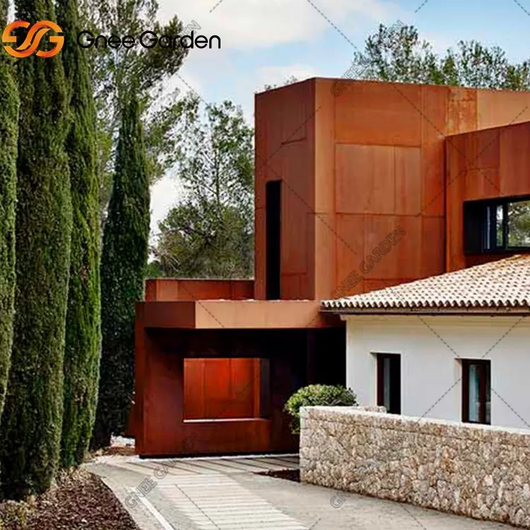 বহিরঙ্গন আধুনিক পর্দার দেয়াল