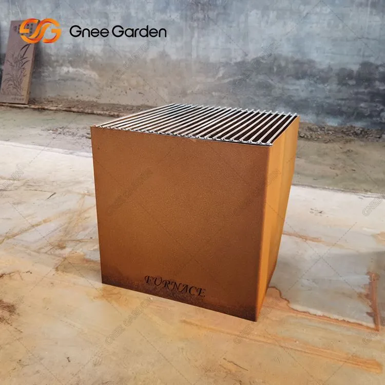 আউটডোর কাঠ বার্নিং কর্টেন স্টিল ফায়ার পিট