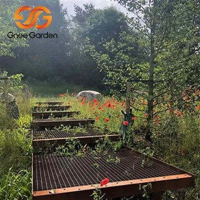 কর্টেন ইস্পাত বহিরঙ্গন বাগান পদক্ষেপ