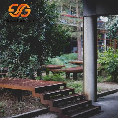 কাস্টম তৈরি বাগান পদক্ষেপ Corten ইস্পাত