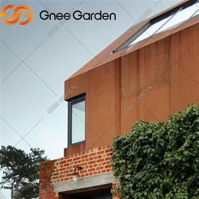 বাইরের বিল্ডিংয়ের ব্যবহার কর্টেন স্টিলের পর্দার প্রাচীর ব্যবহার করুন