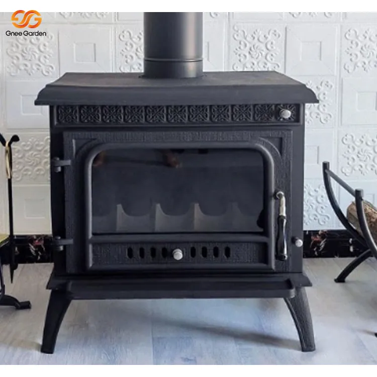 কাঠ বার্নিং ফ্রিস্ট্যান্ডিং ফায়ারপ্লেস